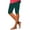 35# Dark Green, variant on Women's Yoga Capri Leggings High Waist Stretch Knee Length Capris Workout Athletic Pants for Gym Sky Blue XXL