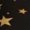 1 Black, variant on Unisex Gold Moon And Stars Novelty Ankle Socks Colorful ComfortSoft Lightweight Sports Athletic Socks