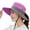 Purple, variant on Yirtree Women's Ponytail Sun Hat UV Protection Foldable Mesh Wide Brim Beach Fishing Hat