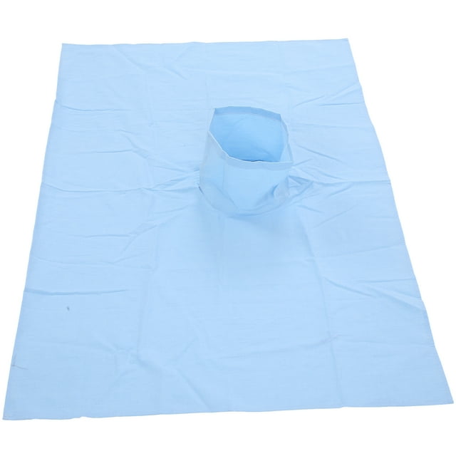 Couverture de Table de Massage en Coton avec Trou pour le Visage (70 x 100cm) Bleu Ciel