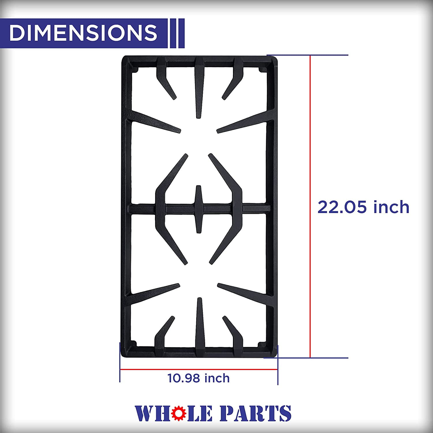 Whole Parts 00145306 Range Burner Grate Replacement And, 55 OFF