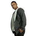 thumbnail image 2 of COUVER Men's Active Casual 100% Cotton Terry Zipper Hoodie, Charcoal Grey M, 1 Count, 1 Pack, 2 of 4