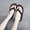Black, variant on Women's Flip Flops with Arch Support Comfortable Casual Bohemian Floral Summer Beach Thong Sandals for Photoshot(Black,7)