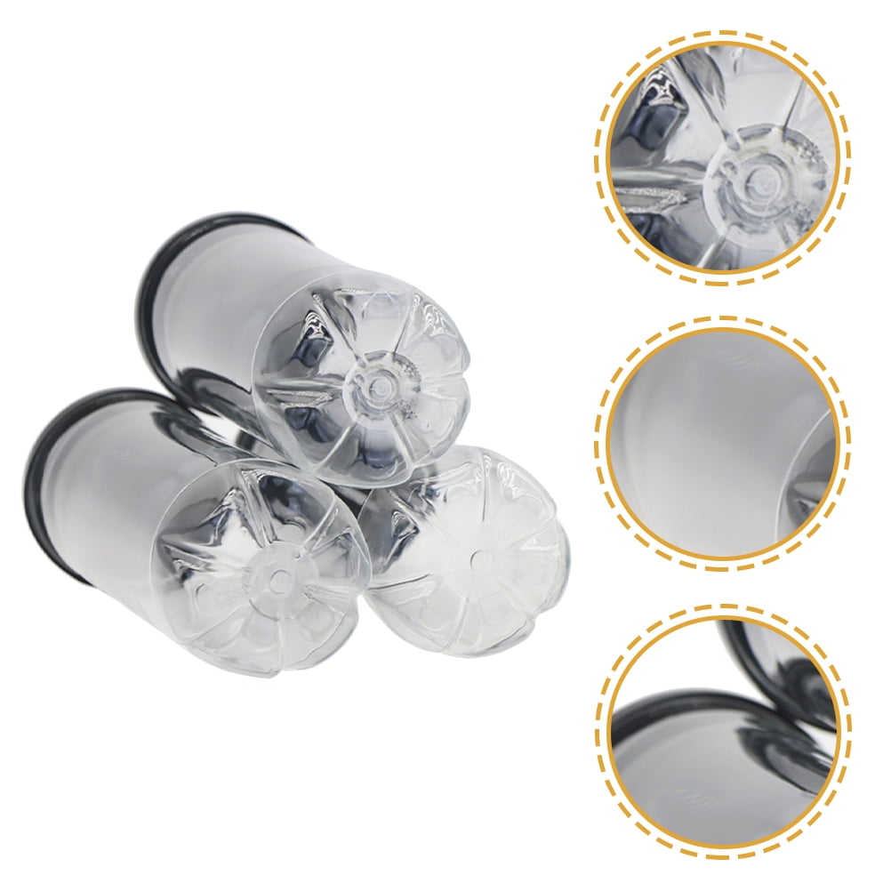 KAKOWELY Tennis Ball Storage Solution Transparent 9Pcs 8.3X3X3In
