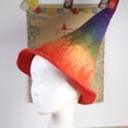 thumbnail image 7 of Gradient Rainbow Wizard Hat, Popular Steeple Witch Hat Party Prop Gift for Man, Woman, 7 of 7