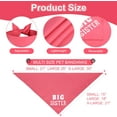 thumbnail image 3 of Big Sister Dog Bandana Soft Pink XLarge 1PCS, Adjustable Triangle Scarf, Pregnancy Announecment, New Baby for Family., 3 of 6