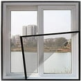 thumbnail image 1 of Anti-Insect Fly Bug Mosquito Net Mesh Screen Protector Window Netting Mosquito Net,DIY Flyscreen for Windows Doors,Mesh Mosquito Net(1.2x1.2m,Grey), 1 of 7