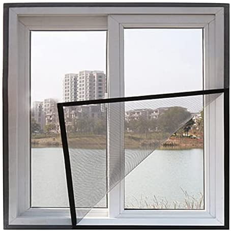 Anti-Insect Fly Bug Mosquito Net Mesh Screen Protector Window Netting Mosquito Net,DIY Flyscreen for Windows Doors,Mesh Mosquito Net(1.2x1.2m,Grey)