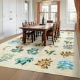 thumbnail image 4 of Ultrug Vintage Rugs Floral Printed Area Rug Soft Carpet for Living Room Bedroom Home Decor,5'x8',Beige, 4 of 7