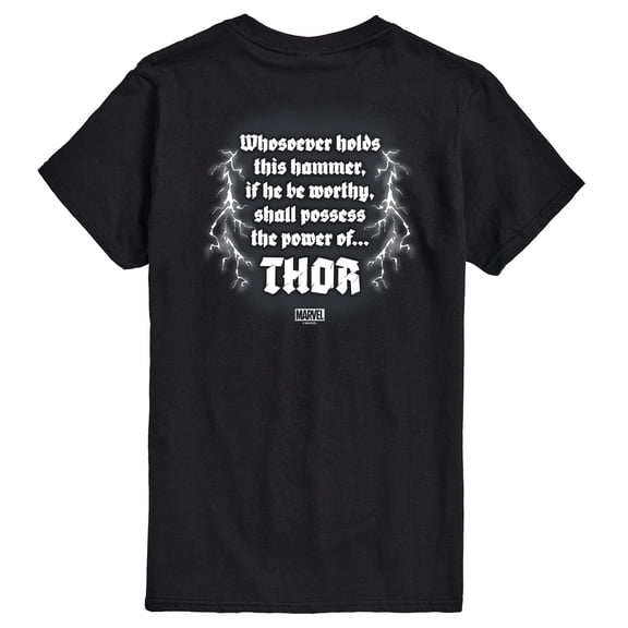 Marvel Thor - Hammer - Men's Short Sleeve Graphic T-Shirt