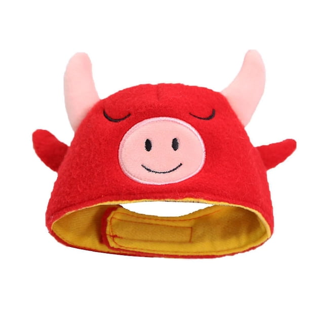 Gorro de disfraz para mascotas, accesorios de Cosplay para fiesta de Navidad, sombrero cálido de Año Nuevo encantador