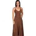 thumbnail image 2 of Scully Women's Long Spaghetti Strap Midi Dress Copper   US, 2 of 2