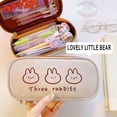 thumbnail image 3 of Estuche para bolígrafos de dibujos animados para niños y mujeres Lindo estuche para bolígrafos para estudiantes Bolsa de cosméticos Organizador de papelería de oficina Estilo: estilo 4;, 3 of 5