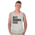 thumbnail image 4 of Best Grandpa Ever Grandfather Poppop Mens Big & Tall Graphic Tank Top Brisco Brands 3X, 4 of 5