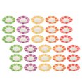 thumbnail image 3 of GOOHOCHY 50 platos de papel desechables con forma de flor para fiestas, picnics, 3 of 8