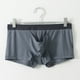 thumbnail image 3 of CLEVER-MENMODE Ropa interior sexy para hombre, bóxers con nariz de elefante, calzoncillos masculinos de seda de hielo, bóxers largos con bolsa para el pene con forma de U, 3 of 5