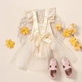 thumbnail image 3 of Baby Girl 1st Birthday Outfits Lace Ruffle Romper Tulle Tutu Princess Dress, 3 of 7