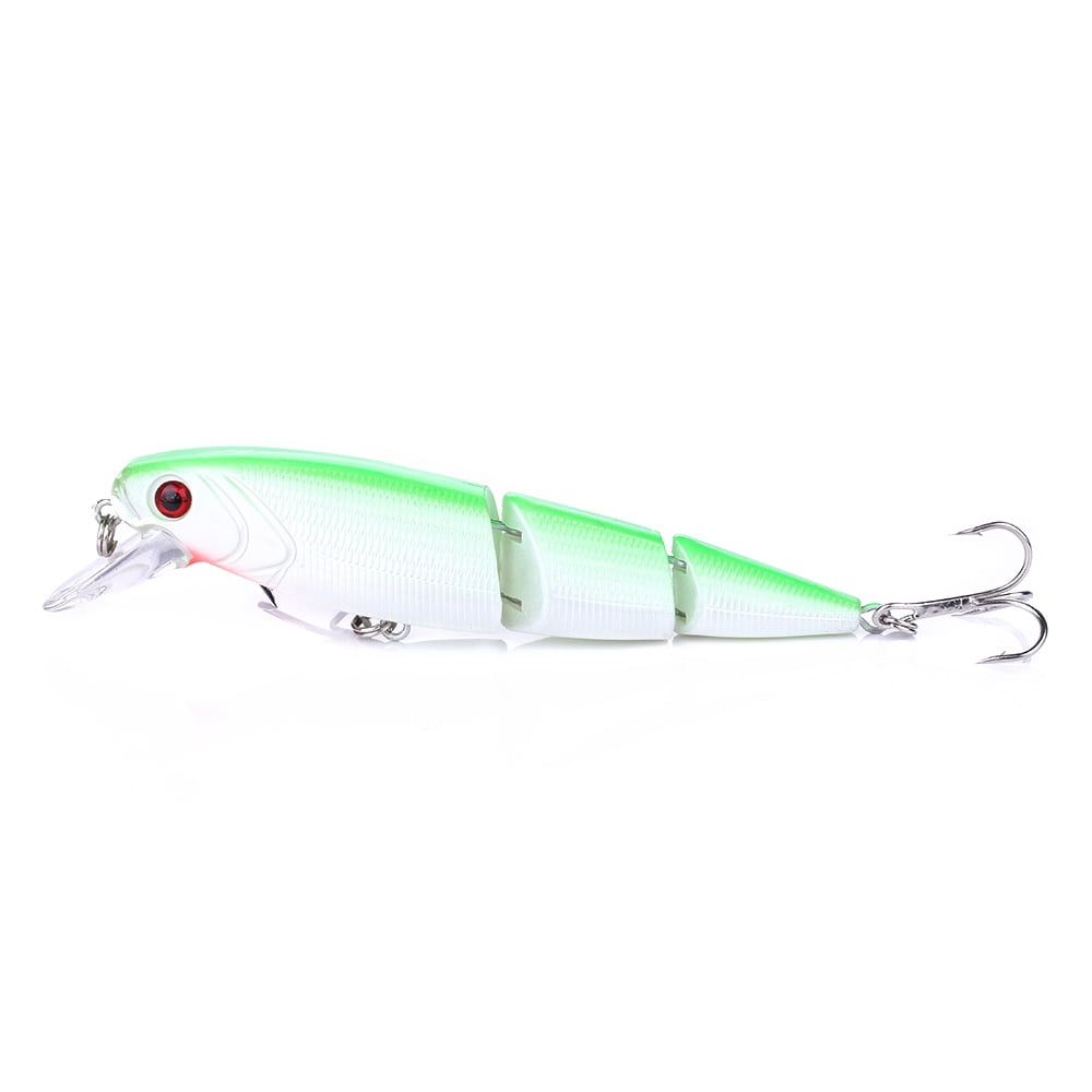HENGJIA Fishing Lures Multi Jointed Fish Fishing Kits Slow Sinking Lifelike Swimbait Freshwater and Saltwater for Trout Bass Lures,15pcs