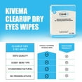 thumbnail image 2 of KIVEMA Eyelid Cleansing Wipes with Chamomilla remove debris, light eye discharge, excess oil, dried tears, irritants, and excess makeup | Pre-moistened, Rinse-Free | Eyelids & Lashes | 20 Count Box, 2 of 6