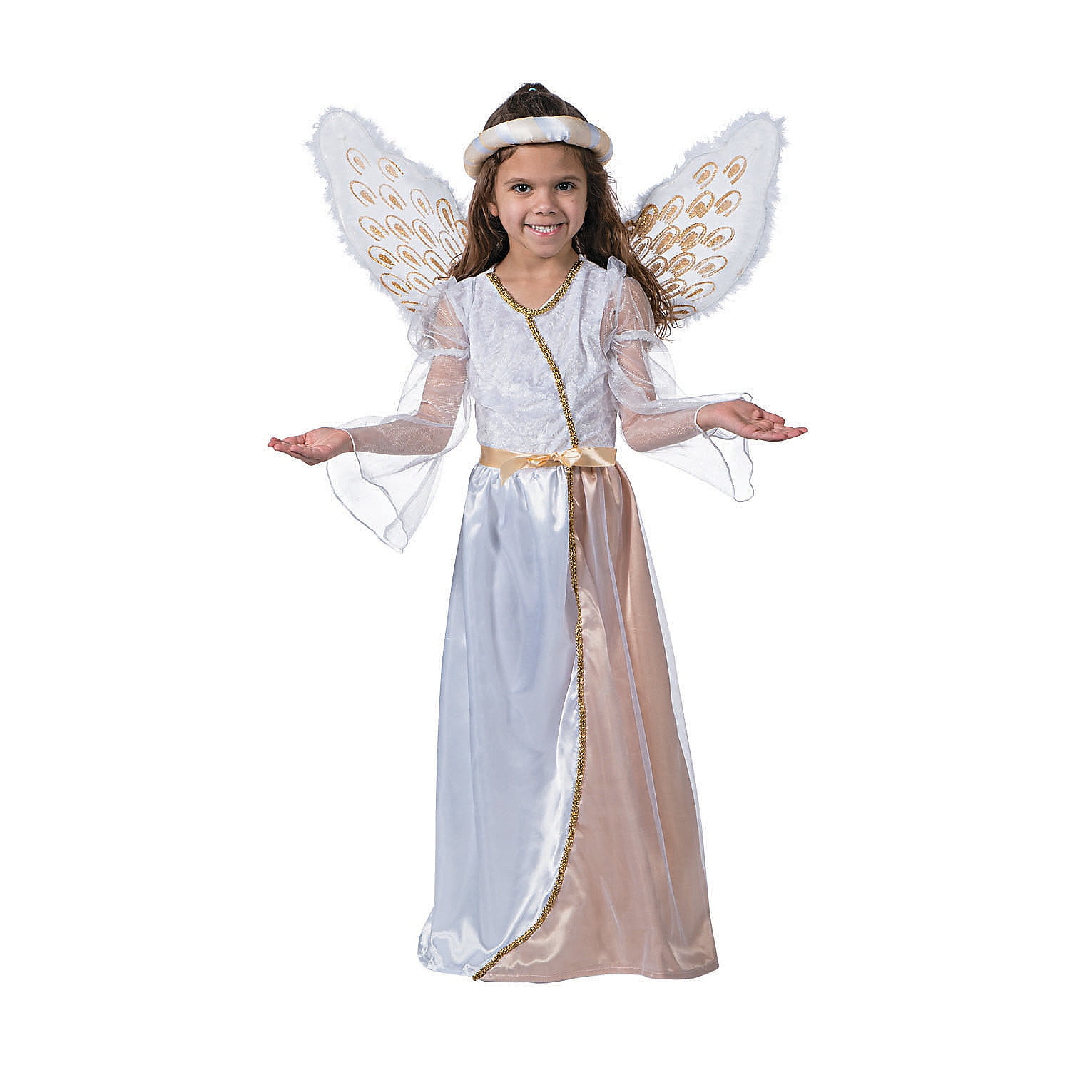 Girl'S Small Premium Angel Costume - Apparel Accessories - 4 Pieces Images Girl'S Small Premium Angel Costume - Apparel Accessories - 4 Pieces