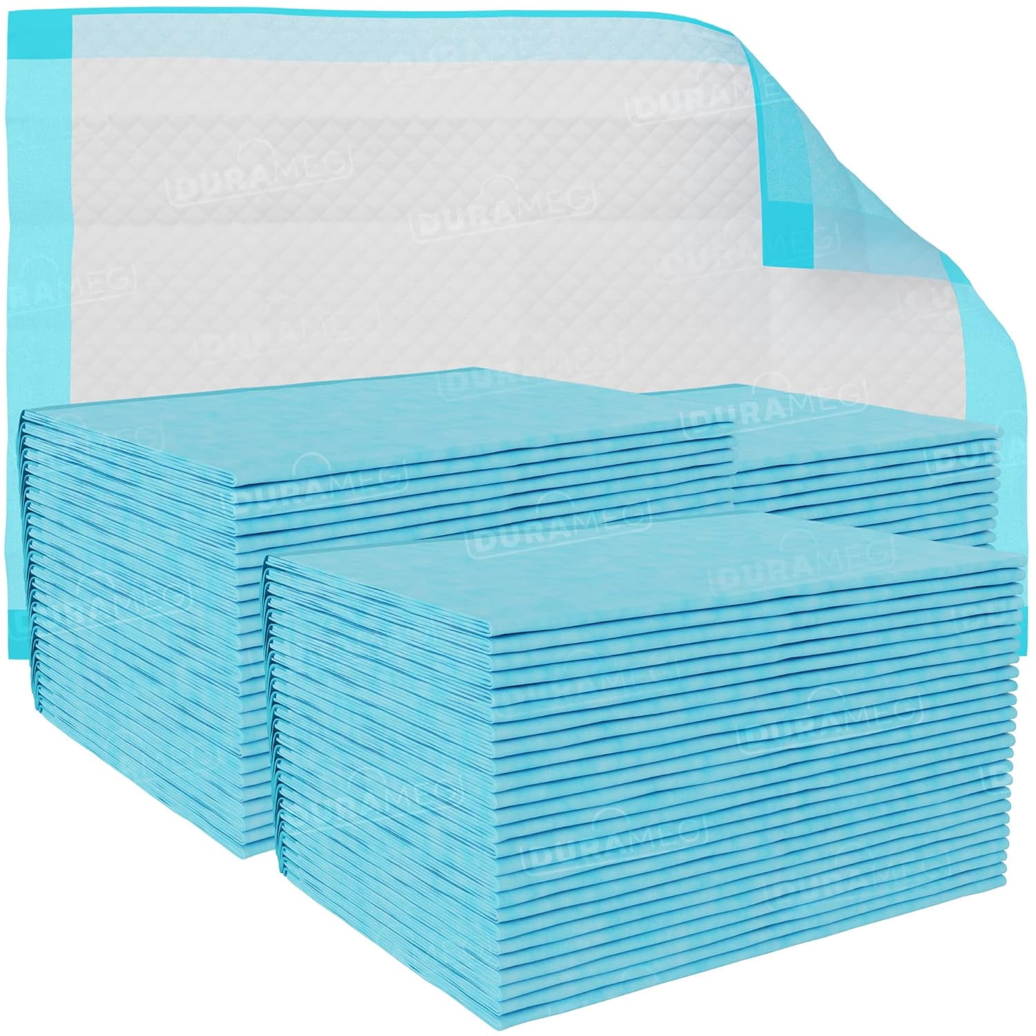 Chucks Pad Disposable Underpads 17x24 | [100 Pack] Incontinence Chux Pads Absorbent 2g SAP Fluff Protective Bed & Pee Pads for Babies,-,Adults & Elderly | Puppy Pads Large for Training Leak Proof