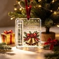 thumbnail image 2 of Christmas Cash Gift Holder Ornament - Clear Christmas Money Holder for Cash Gift - Xmas Tree Hanging Ornaments or Decoration (B), 2 of 6