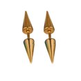 thumbnail image 1 of 1Pc Men Boys Titanium Steel Spike Stud Earring Punk Rock Piercing Stud Steel Rivets Earring, 1 of 9