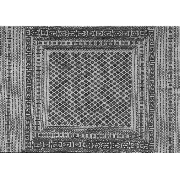 Ahgly Company Indoor Rectangle Southwestern Gray Country Area Rugs, 5' x 8'