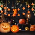 thumbnail image 5 of Ecpecad Halloween String Light Decor Pumpkins Ghost Skulls Holiday Party Decoration Light Led Halloween Ghost Festival Pumpkins Light String Home Party Yard Patio indoor Outdoor Halloween Decor Props, 5 of 5