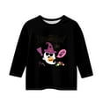 thumbnail image 4 of Abcomgle Halloween Shirts for Girls 5t Spooky Ghost Boo Graphic T-Shirts for Girls Crewneck 3/4 Raglan Sleeve Tee Shirts for Girls Fall Funny Holiday Blouses for Girls,3-4 Years, 4 of 4