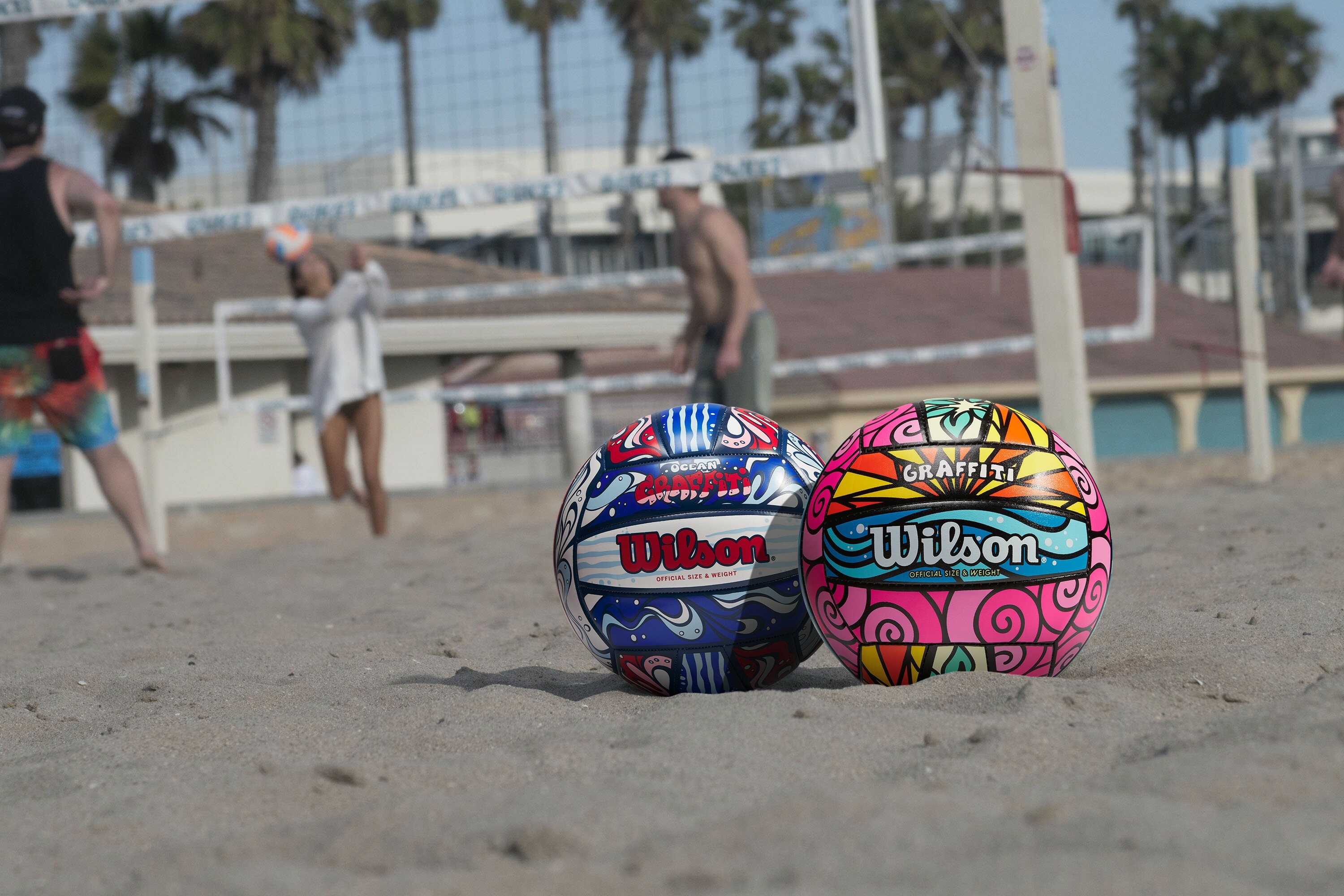 Wilson Graffiti Outdoor Volleyball, Official Size - image 5 of 7