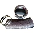 thumbnail image 1 of Outside Vent Kit with Damper for Dryer, Stainless Steel, 1 of 1