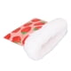 thumbnail image 4 of Saco de dormir para hámster, estampado de fresa, suave, cómodo, animales pequeños, casa, cama, nido, escondite para conejillo de indias, rata M, 4 of 12