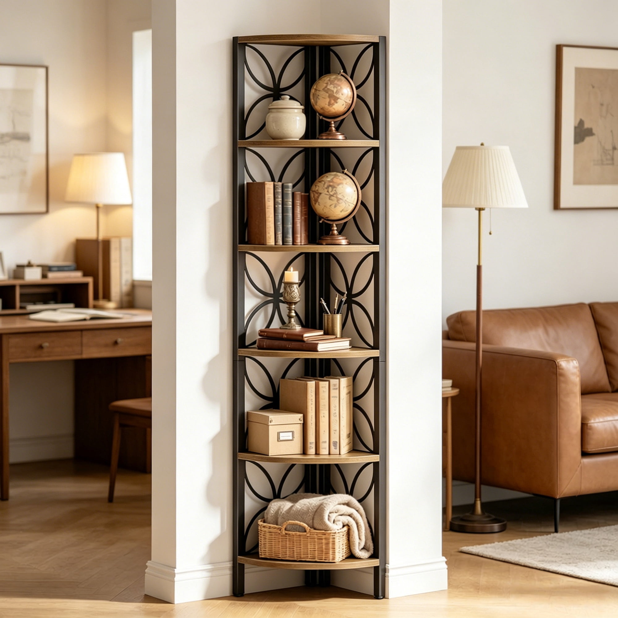 Bookshelf Corner Shelf
