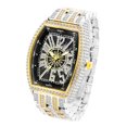 thumbnail image 1 of Reloj de moda con personalidad digital, barril de vino, esfera grande con diamantes completos, reloj para hombre, 1 of 6
