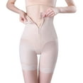 thumbnail image 2 of SWSMCLT Women's Seamless Waist Trainer Firm Compression Body Shaper Shorts Butt Lifter Shapewear Tummy Control Faja Shorts Underwear Postpartum Thigh Slimmer High Waist Cincher Nude Large, 2 of 5