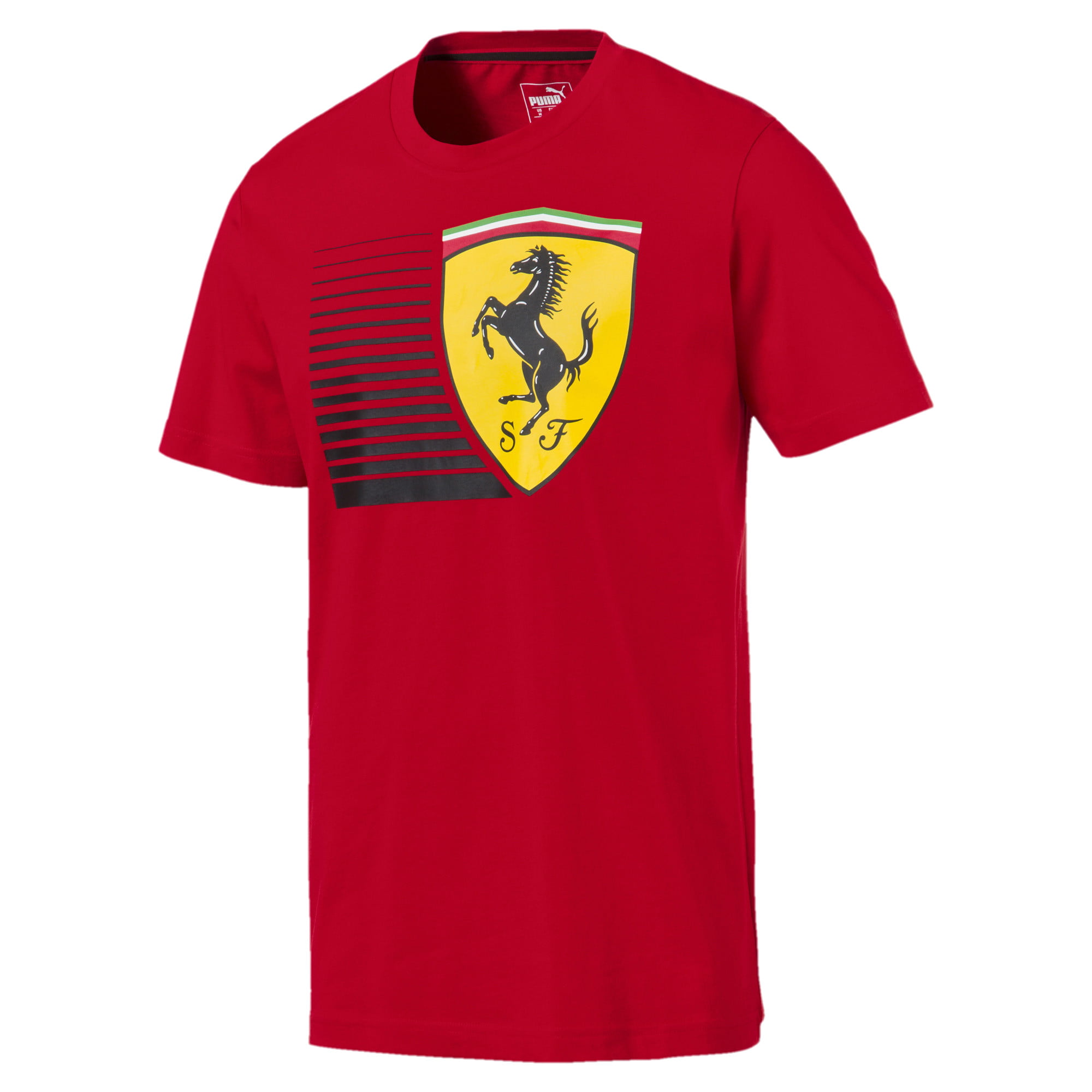 PUMA Men's Scuderia Ferrari Big Shield T-Shirt, Red - Walmart.com