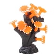 thumbnail image 2 of Simulation Soft Body Coral Ornament Coral Tree Landscape for Fish Tank Aquarium DecorOrange, 2 of 11