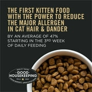 Purina Pro Plan LiveClear Dry Kitten Food Allergen Reducing Chicken and Rice Formula, 3.2 lb Bag