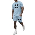 thumbnail image 4 of WILLBEST Pantalones Cortos Deportivos para Hombre, Informales, de Verano, Holgados, Cómodos, Transpirables, para Exteriores, con Camisetas, 4 of 5