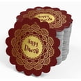 thumbnail image 4 of Inkdotpot Gold Foil Paper Hang Tags Happy Diwali Favor Tags 100 Piece, 4 of 6