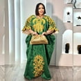 thumbnail image 2 of African Dresses For Women Luxury Boubou Material Rich Embroidery Design Long Dress, 2 of 2