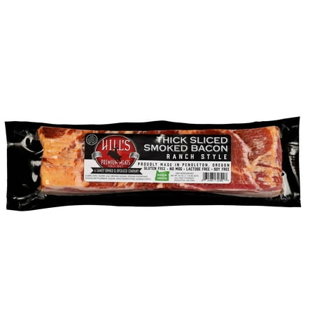 Hills Ranch Style Bacon, 20 oz Vacuum Package