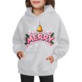thumbnail image 4 of qelini Christmas Hoodies for Kids Boys Girls 3-15 Years Long Sleeve Fall Sweatshirts Pocket Hooded Top Print Autumn Winter Coat, 4 of 7