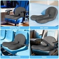 thumbnail image 4 of Memory Foam Truck Seat Cushion - L Shaped Ergonomic Design for Lower Back & Tailbone Support, Long Drive Comfort for Semi Truck, Car, Office Chair, 4 of 7