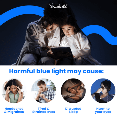 Ocushield - Anti Blue Light Tempered Glass Screen Protector for Apple iPhone 12 Pro Max