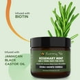 thumbnail image 6 of Sunny Isle Rosemary Mint Hair and Strong Roots Butter 2oz | Infused with Biotin & Jamaican Black Castor Oil | Strengthen and Nourish Hair Follicles | Dry Scalp, Split Ends | All Hair Types, 6 of 7
