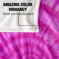 thumbnail image 4 of Logovision Pink Tie-Dye Silky Touch Super Soft Throw Blanket 36' x 58', 4 of 6