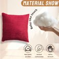 thumbnail image 7 of AUQ Decorative Pillow Covers Premium Yarn 16X16 Pillow Covers Soft & Skin-Safe Throw Pillow Cover Style1, 7 of 7