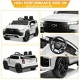 thumbnail image 6 of UBesGoo Licensed Chevrolet Tahoe 12V Kids Ride on Car, Battery Powered Electric Ride on Car Toys with Remote Control, Light, White, 6 of 10